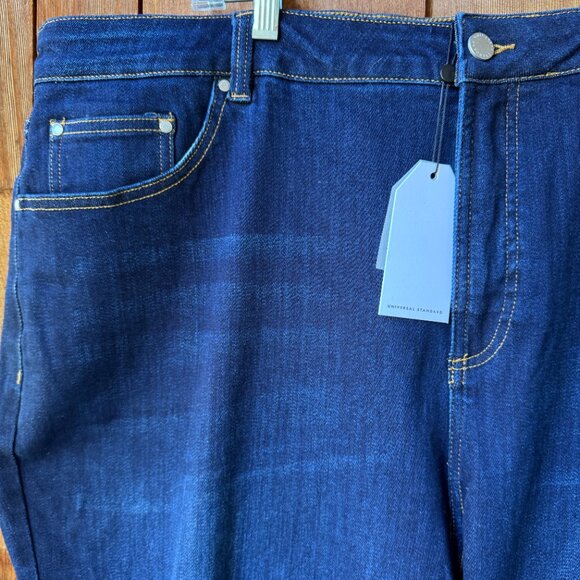 Universal Standard Joni High-Rise Curve Skinny Jeans Women’s Sz 26 Midnight Blue - Picture 4 of 15